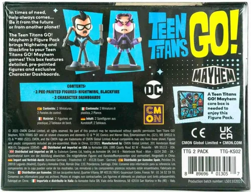 Vista 2 de Teen Titans Go! Mayhem - Paquete de 2 figuras (exclusivo de KICKSTARTER)