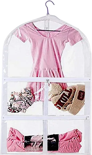 Vista 9 de Bolsa de ropa colgante impermeable, bolsas de ropa de 35 pulgadas para colgar ropa, bolsas de ropa para almacenamiento de viajes, bolsa de ropa