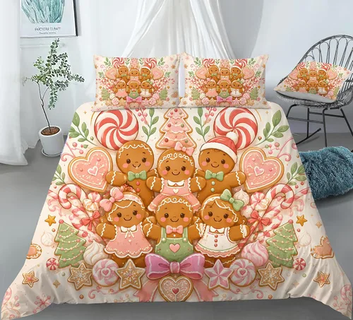 Vista 12 de REALIN Juego de funda de edredón con diseño de Hawthorn 3D, ropa de cama con diseño de bosque japonés, montaña, río, 2/3/4 piezas