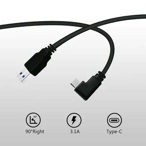 Vista 6 de BSTKEECL Cable de enlace VR de 16 pies para OculusOculus 2, carga rápida y transferencia de datos de PC USB 3.2 Gen1 5 Gbps tipo C a USB tipo A