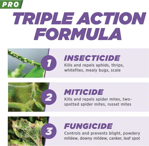 Vista 3 de Earth's Ally Spray 3 en 1 para Plantas Concentrado de 2.5 Galones para Plagas y Enfermedades - Insecticida Orgánico, Fungicida, Miticida - Listado