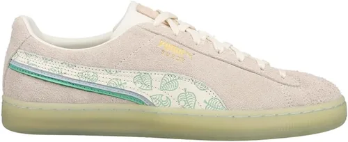 Vista 3 de PUMA Mens Acnh X Suede Lace Up Sneakers Shoes Casual - Off White
