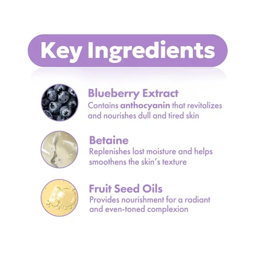 Vista 4 de FRUDIA Blueberry - Limpiador facial hidratante de gel a espuma (4.9 onzas) – Suave lavado facial coreano diario con extracto de arándanos y complejo