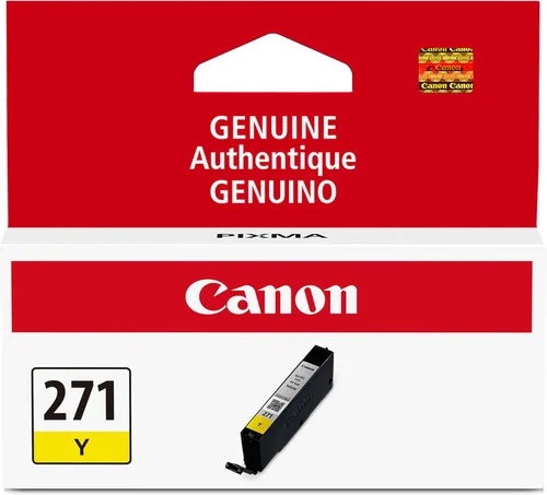 Vista 9 de Canon CLI-271 Amarillo compatible con impresoras TS5020, TS6020, TS8020, TS9020 (paquete de 2)