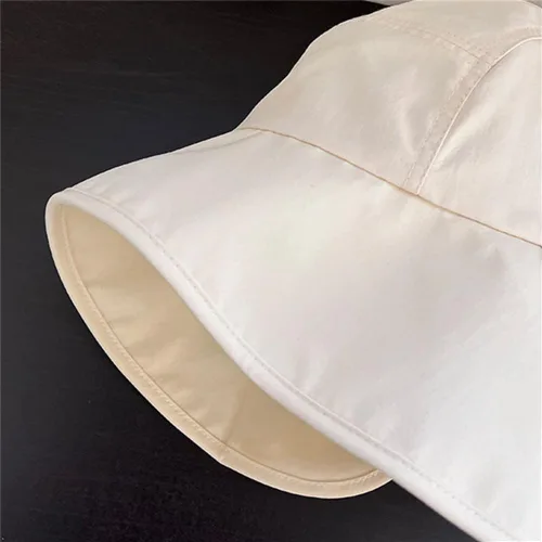 Vista 4 de Sombrero de sol para mujer de ala ancha con protección solar UPF 50+, para pesca, senderismo, exterior, verano, secado rápido Beige