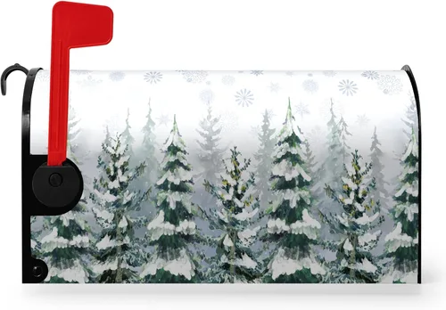 Vista 53 de Funda magnética para buzón patriótico de verano del 4 de julio, cubierta para buzón de bandera de Estados Unidos, diseño floral, Día