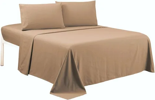 Vista 22 de Sfoothome - Juego de sábanas individuales de lujo para hotel, juego de ropa de cama de 3 piezas, color negro, bolsillo extra profundo, juego de ropa