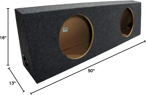Vista 8 de Harmony Audio Universal Regular Cab Camión Kicker Bundle Comp C12 Dual 12" Sub Box Enclosure & Harmony HA-A800.1 Amp