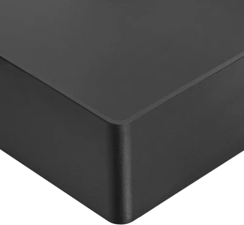 Vista 3 de Amazon Basics Organizador de escritorio rectangular de plástico, bandeja tamaño carta, paquete de 2, 9.7 x 2.2 x 13 pulgadas, negro