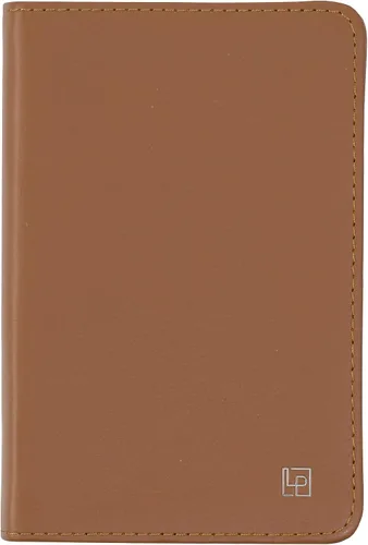 Vista 12 de Cuaderno clásico de cuero, tapa blanda, rayas estrechas, tabla de contenido y páginas numeradas