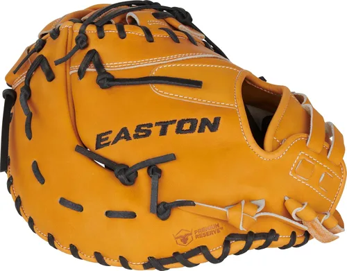 Vista 5 de Easton Professional Collection Fastpitch Softball Glove Bronceado/Negro Web de barra doble de poste único
