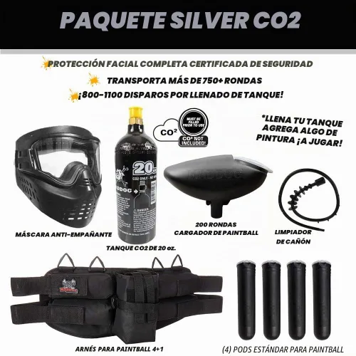 Vista 2 de Maddog Tippmann Cronus - Marcador táctico de paintball plateado