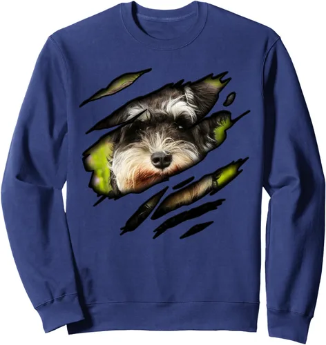 Vista 6 de Schnauzer Dog in me design, Dogdesign, sudadera para perros pedigrí, Negro
