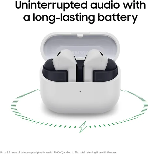 Vista 5 de SAMSUNG Galaxy Buds 3 FE (2025) auriculares inalámbricos True Wireless con Bluetooth, cancelación activa de ruido, sonido potente, llamadas claras