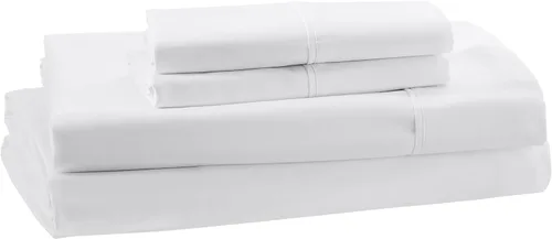 Vista 34 de Amazon Aware Juego de fundas de almohada 100% algodón orgánico de 300 hilos, color rubor, estándar, paquete de 2, 32 x 20 pulgadas