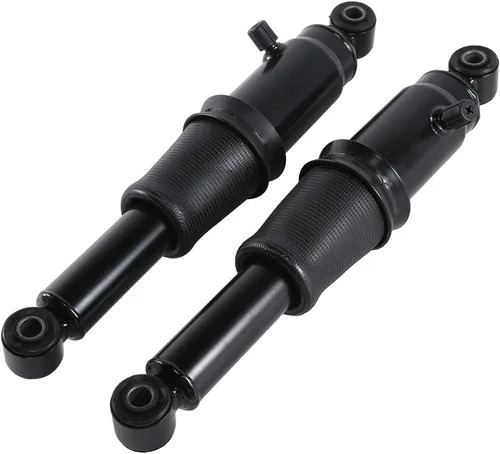 Vista 2 de Sistema de suspensión trasera Air Ride con tanque de aire apto para modelos Harley Davidson Touring Bagger 1994-2025