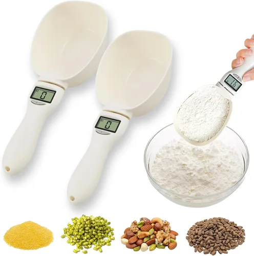 Vista 7 de Cuchara medidora de alimentos, cuchara medidora digital, balanza de cuchara de pesaje de 28.22 oz/0.00 oz de alta precisión con pantalla LCD