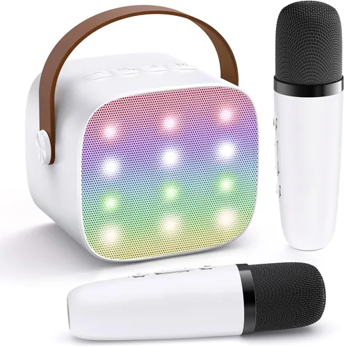 Vista 26 de YLL Máquina de karaoke para niños y adultos, regalos de cumpleaños para Negro