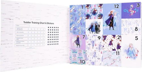 Vista 3 de Disney baby-girls Frozen 12-days Advent Underwear, Available in Sizes 2/3t, 4t, 6 and 8