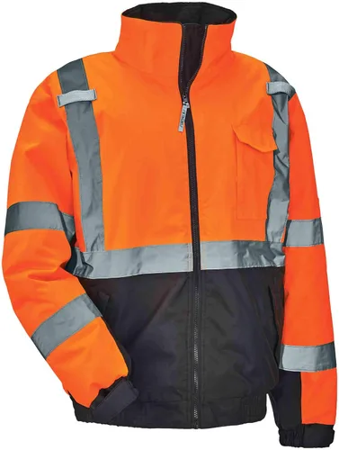 Vista 7 de Chaqueta de seguridad bomber de alta visibilidad Ergodyne Hi Vis