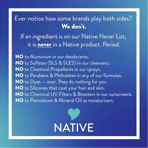 Vista 10 de Native Body Wash Contiene Ingredientes Derivados Naturalmente Para Mujeres y Hombres, Libre de Sulfato, Parabenos y Colorantes Dejándole la Piel