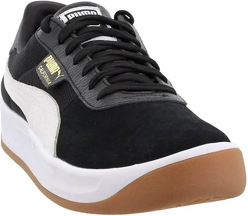 Vista 2 de PUMA California Casual para hombre, Negro Blanco