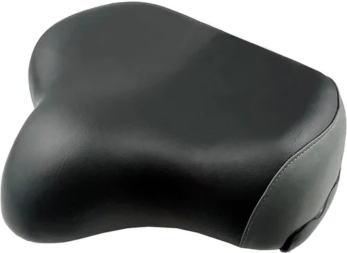 Vista 9 de THALOUS Asiento de bicicleta con respaldo de gran tamaño, cómodo, repuesto de silla de montar de bicicleta, espuma viscoelástica suave, cojín