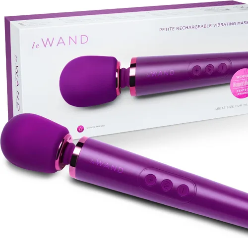 Vista 11 de Le Wand - Masajeador personal pequeño para mujeres y hombres - Masajeador de varita vibratoria con 10 velocidades ruidosas y 6 patrones de vibración