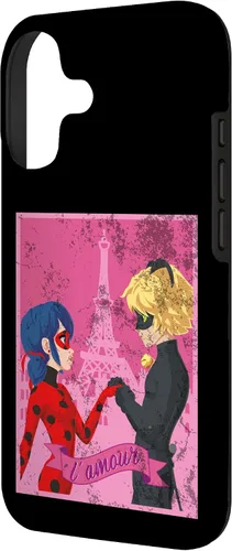 Vista 2 de Miraculous Ladybug Vintage Collection Paris Love - Carcasa para iPhone 17