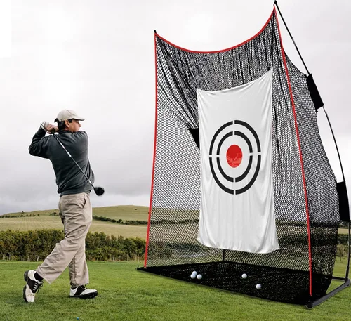 Vista 6 de Objetivo de golf de tela de golf para reemplazo de red, objetivo de golf para golpear red, objetivo de práctica de golf, ayudas de entrenamiento