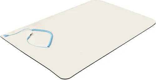 Vista 4 de StarTech.com Alfombrilla antiestática y correa de muñeca ESD con cable de conexión a tierra, pulsera antiestática (SWS100), azul