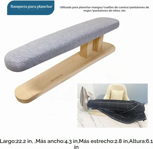 Vista 2 de Pantalones acolchados y tablas de planchar de manga con acolchado ultra grueso, tabla de planchar de doble cara, gris