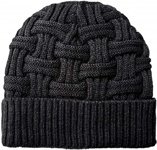 Vista 2 de Gajraj Gorra de lana unisex para adultos (paquete de 1)