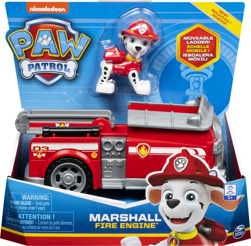 Vista 2 de Paw Patrol 6054135 Vehículo básico Marshall, multicolor