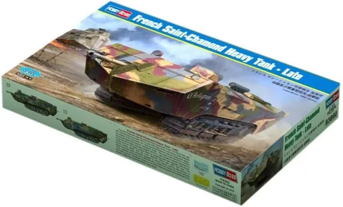 Vista 2 de Tanque pesado francés Saint-Chamond - Kit de modelo de armadura tardía