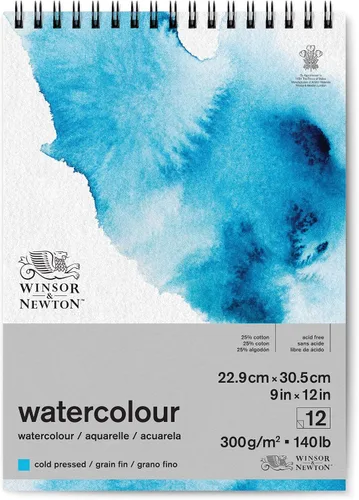 Vista 7 de Winsor & Newton Bloc de postales de papel clásico para acuarela, 4 x 6 pulgadas, blanco natural