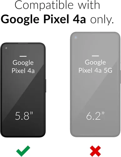 Vista 2 de Crave Dual Guard Pixel 4a - Funda para celular de doble protección para Google Pixel 4a Verde bosque
