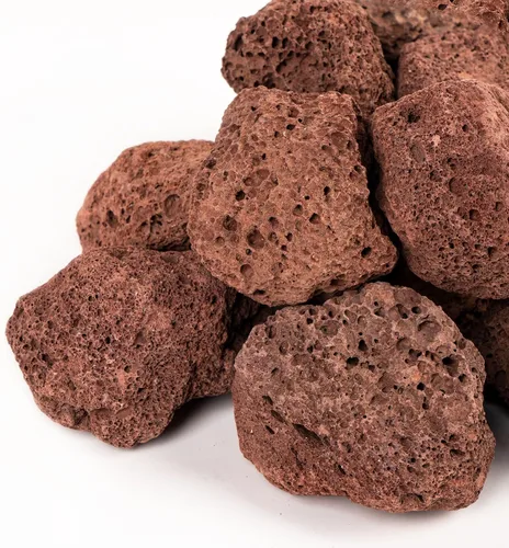 Vista 8 de GASPRO Rocas de lava grandes para hoguera, 10 libras, 1-3 pulgadas, rojo
