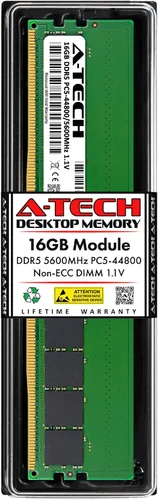 Vista 9 de A-Tech 8 GB de RAM para ASUS ROG Maximus Z890 (Hero/Hero BTF/Extreme) placa base DDR5 5600MHz PC5-44800 DIMM 1.1V 288-Pin no ECC UDIMM