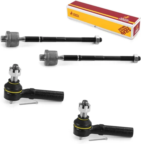 Vista 84 de Metrix Premium Chassis Parts - Kit de 4 piezas de extremos de barra de acoplamiento frontal exterior e interior compatible con Nissan Pathfinder