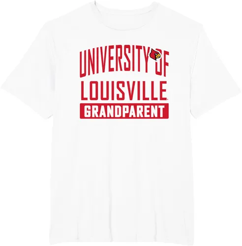 Vista 10 de Louisville Cardinals Grandparent University Camiseta, Negro