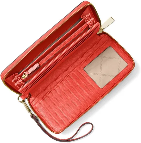 Vista 2 de Michael Kors Money Pieces Travel Continental Wallet en Sea Coral