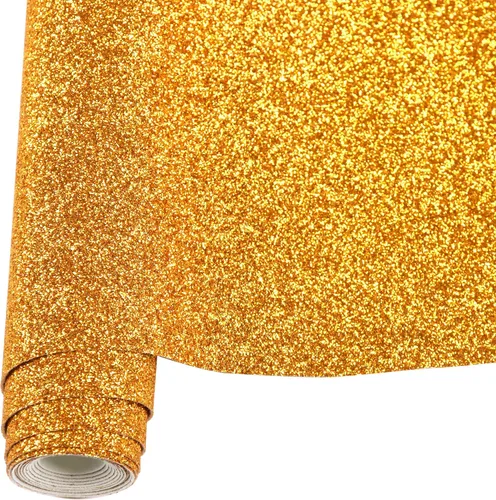 Vista 12 de HGUAN Rollos de piel sintética con purpurina de color sólido de 12 x 53 pulgadas, sábanas de piel sintética muy adecuadas para hacer manualidades