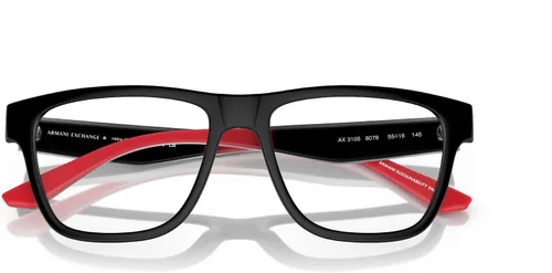 Vista 5 de AX ARMANI EXCHANGE Men's Ax3105 Square Prescription Eyewear Frames