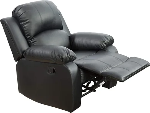 Vista 14 de Juego de muebles de cuero sintético para sala de estar, juego de sofá reclinable, sofá de dos plazas, juegos de muebles para sala de estar, sofá