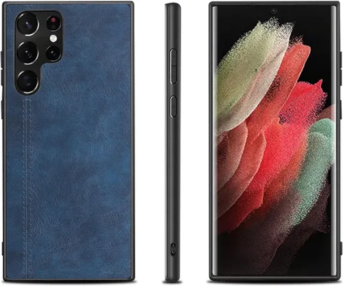 Vista 11 de Funda para Vivo iQOO Z1x 5G, funda para Vivo iQOO Z1x 5G Funda de piel sintética con funda 3 en 1, color azul