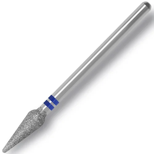 Vista 9 de Broca de uñas de diamante de 3/32 pulgadas, broca profesional de forma cilíndrica plana para uñas de gel acrílico, manicura seca, pedicura