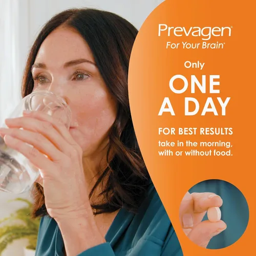 Vista 7 de Prevagen Regular Strength Naranjas masticables - 30 tabletas (Suministro para 1 mes) Formulado para tu cerebro 10 mg de apoaequorina más