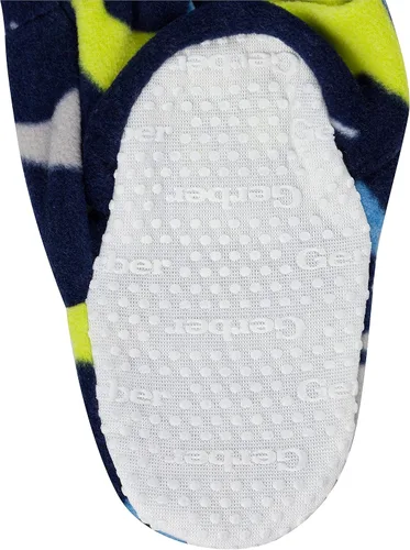 Vista 5 de Gerber Paquete de 2 pijamas de forro polar resistentes al fuego para bebés niños Dinos azules