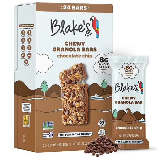 Vista 11 de Blake’s Seed Based, Barras de granola masticables — Manzana y canela (24 unidades), veganas, sin gluten, sin nueces y sin lácteos; snack saludable
